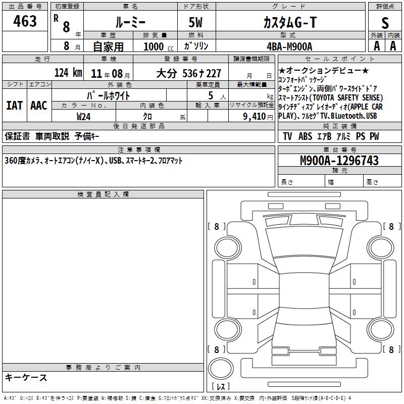 2026 Toyota Roomy CUSTOM G-T