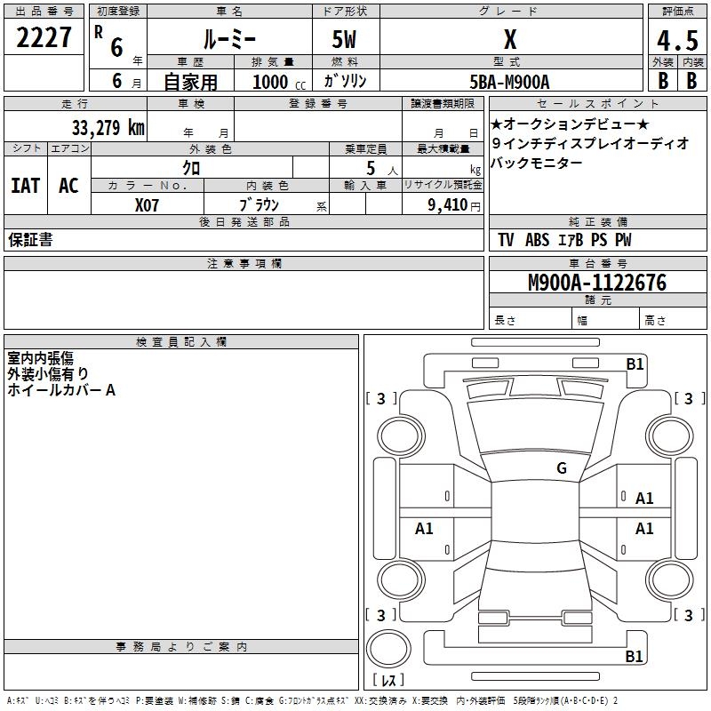 2024 Toyota Roomy X